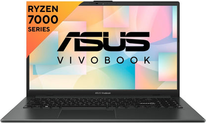 ASUS Vivobook Go 15 (2023) Ryzen 3 क्वाड कोर 7320U - (8 GB/512 GB SSD/Windows 11 Home) E1504FA-NJ322WS पतला और हल्का लैपटॉप - 15.6 इंच, मिश्रित काला, 1.63 किलोग्राम, एमएस ऑफिस के साथ