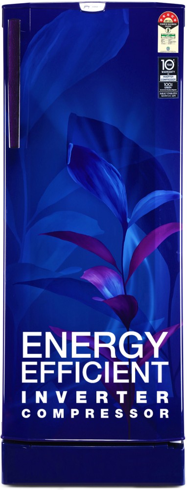 Godrej 234 L Direct Cool Single Door 5 Star Refrigerator - Marine Blue, RD EDGEPRO 255E TAI MN BL