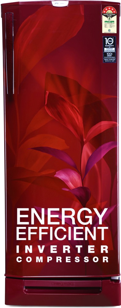 Godrej 234 L Direct Cool Single Door 5 Star Refrigerator - Marine Wine, RD EDGEPRO 255E TAI MN WN