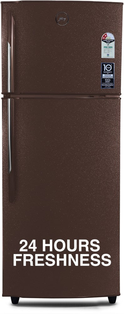 Godrej 255 L Frost Free Double Door 2 Star Refrigerator - Cosmos Brown, RF EON 255B 25 HI CM BR