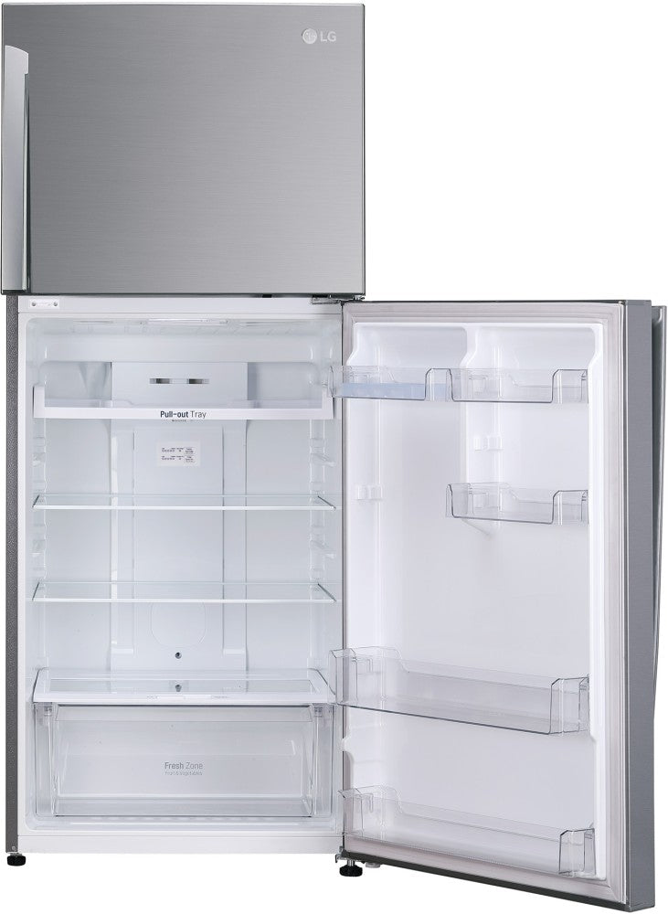 LG 412 L Frost Free Double Door 1 Star Refrigerator - Shiny Steel, GL-S432APZR