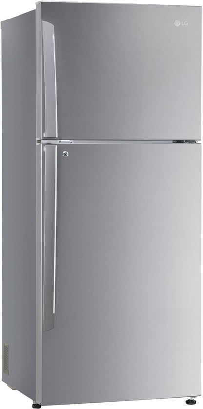 LG 412 L Frost Free Double Door 1 Star Refrigerator - Shiny Steel, GL-S432APZR