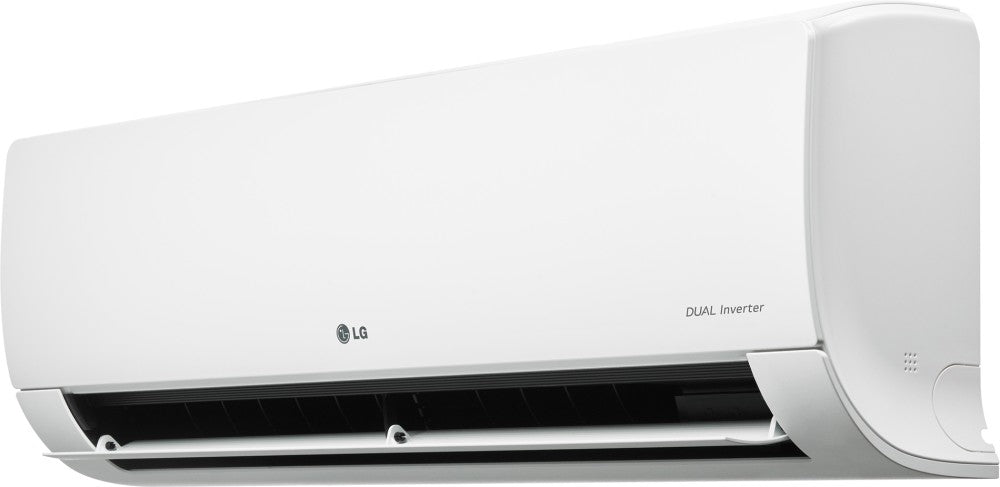 LG 2023 Model 1.5 Ton 5 Star Split AI Dual Inverter 4 Way Swing, HD Filter with Anti-Virus Protection and ThinQ Wi-fi AC with Wi-fi Connect  - White - RS-Q20HWZE, Copper Condenser