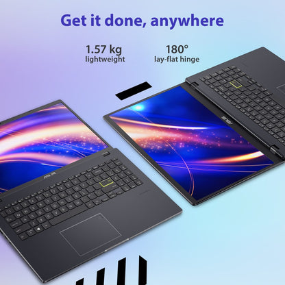 ASUS Eeebook 15 सेलेरॉन डुअल कोर - (8 जीबी/512 जीबी एसएसडी/विंडोज 11 होम) E510MA-EJ021WS पतला और हल्का लैपटॉप - 15.6 इंच, काला, 1.57 किलोग्राम, एमएस ऑफिस के साथ