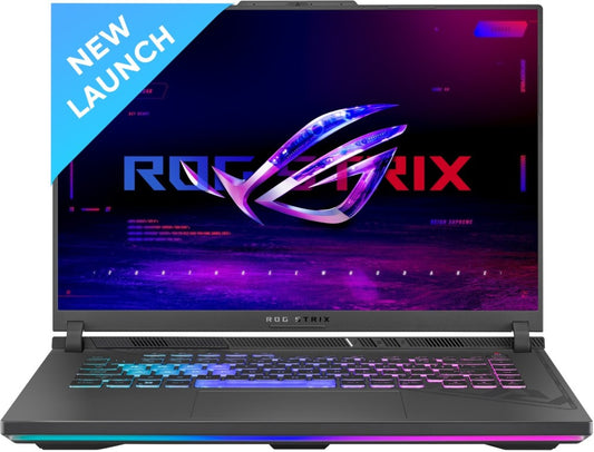 ASUS ROG Strix G16 (2023) 90WHr बैटरी के साथ Intel HX-Series Core i5 13वीं पीढ़ी - (16 GB/1 TB SSD/Windows 11 Home/6 GB ग्राफ़िक्स/NVIDIA GeForce RTX 4050/165 Hz) G614JU-N3221WS गेमिंग लैपटॉप - 16 इंच, ग्रे, 2.50 किलोग्राम, एमएस ऑफिस के साथ