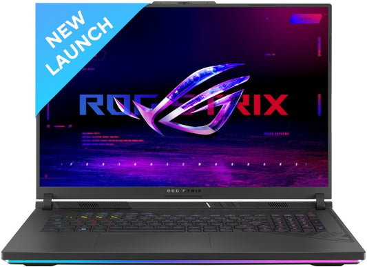 ASUS ROG Strix G18 (2023) 90WHr बैटरी के साथ Intel HX-Series Core i7 13वीं पीढ़ी - (16 GB/1 TB SSD/Windows 11 Home/8 GB ग्राफ़िक्स/NVIDIA GeForce RTX 4060/165 Hz) G814JV-N5063WS गेमिंग लैपटॉप - 18 इंच, एक्लिप्स ग्रे, 3.00 किलोग्राम, एमएस ऑफिस के साथ