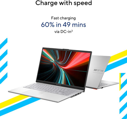 ASUS Vivobook Go 15 (2023) इंटेल 8 कोर/8 थ्रेड्स कोर i3 - (8 जीबी/512 जीबी एसएसडी/विंडोज 11 होम) E1504GA-NJ321WS पतला और हल्का लैपटॉप - 15.6 इंच, कूल सिल्वर, 1.63 किलोग्राम, एमएस ऑफिस के साथ