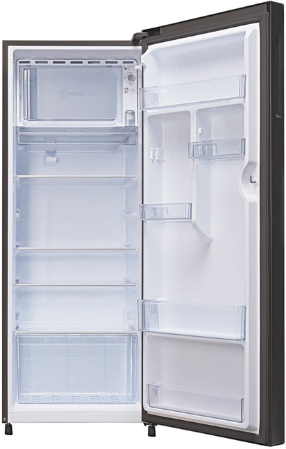 Haier 215 L Direct Cool Single Door 5 Star Refrigerator - Inox Steel, HED-225TS-P