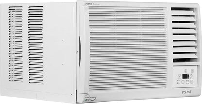 Voltas 1 Ton 3 Star Window AC  - White - 123 Vectra Platina(4011481), Copper Condenser