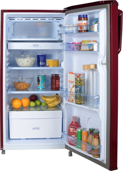 CANDY 175 L Direct Cool Single Door 2 Star Refrigerator - Burgundy Red, CSD1862RM