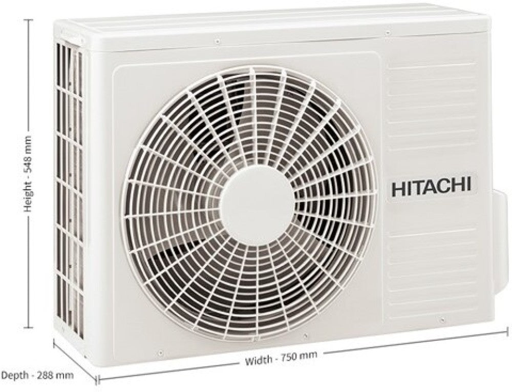 Hitachi 1.5 T 3 Star Split Inverter AC  - White, Gold - RSNG318HFEOF/ESNG318HFEOF/CSNG318HFEOF/CS318HFEOF, Copper Condenser