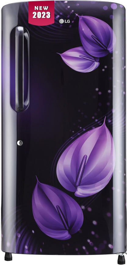 LG 205 L Direct Cool Single Door 4 Star Refrigerator  with Smart Inverter Compressor, Humidity Controller & Moist 'N' Fresh - Purple Victoria, GL-B221APVY