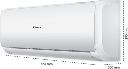 CANDY 1 Ton 3 Star Split Inverter AC  - White - SAC 123C ITW/CS 123C ITW/CU 123C ITW, Copper Condenser