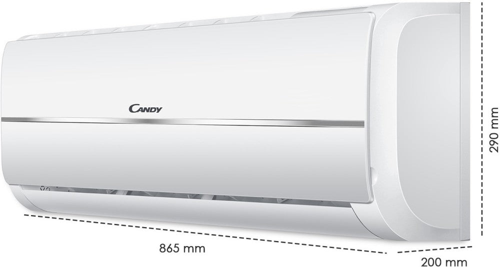 CANDY 1 Ton 5 Star Split Inverter AC  - White - SAC 125C ITS/CS 125C ITS/CU 125C ITS, Copper Condenser