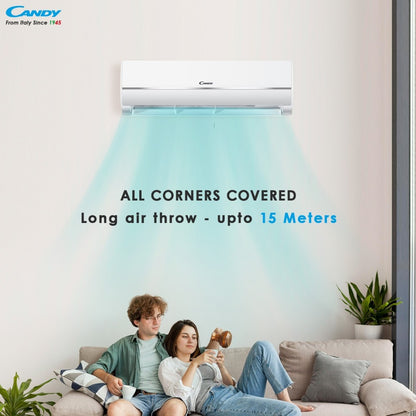 CANDY 1 Ton 5 Star Split Inverter AC  - White - SAC 125C ITS/CS 125C ITS/CU 125C ITS, Copper Condenser