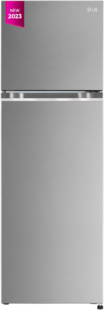 LG 272 L Frost Free Double Door 3 Star Convertible Refrigerator  with Inverter Compressor, Express Freeze & Multi Air Flow - Shiny Steel, GL-S312SPZX