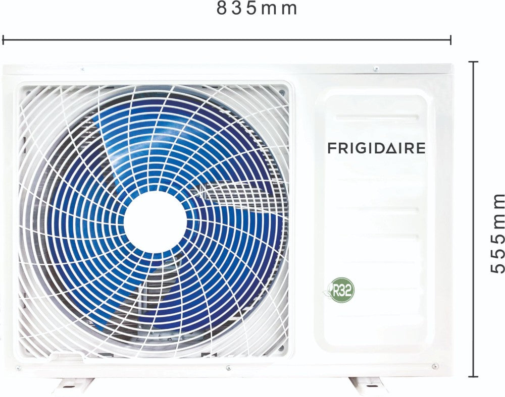 Frigidaire कन्वर्टिबल 4-इन-1 कूलिंग 1.5 टन 3 स्टार स्प्लिट इन्वर्टर एसी - सफ़ेद - FD18A3NN, कॉपर कंडेंसर