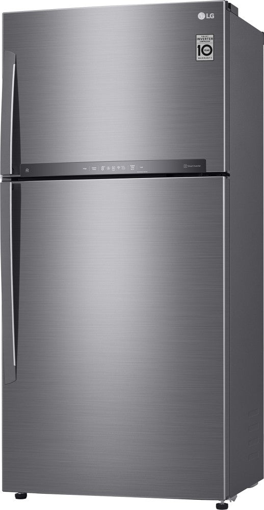 LG 592 L Frost Free Double Door 1 Star Refrigerator - Platinum Silver 3, GR-H812HLHM