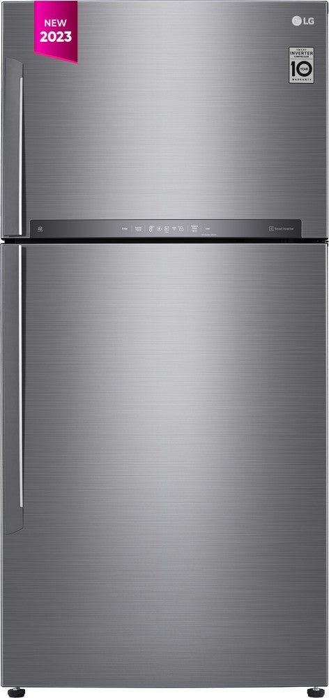 LG 592 L Frost Free Double Door 1 Star Refrigerator - Platinum Silver 3, GR-H812HLHM