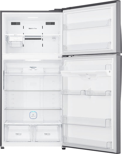 LG 592 L Frost Free Double Door 1 Star Refrigerator - Platinum Silver 3, GR-H812HLHM