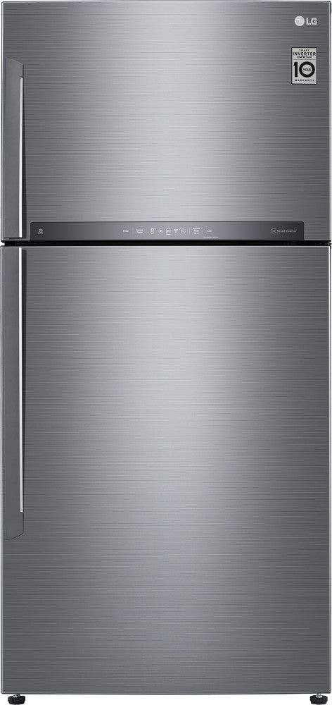 LG 592 L Frost Free Double Door 1 Star Refrigerator - Platinum Silver 3, GR-H812HLHM