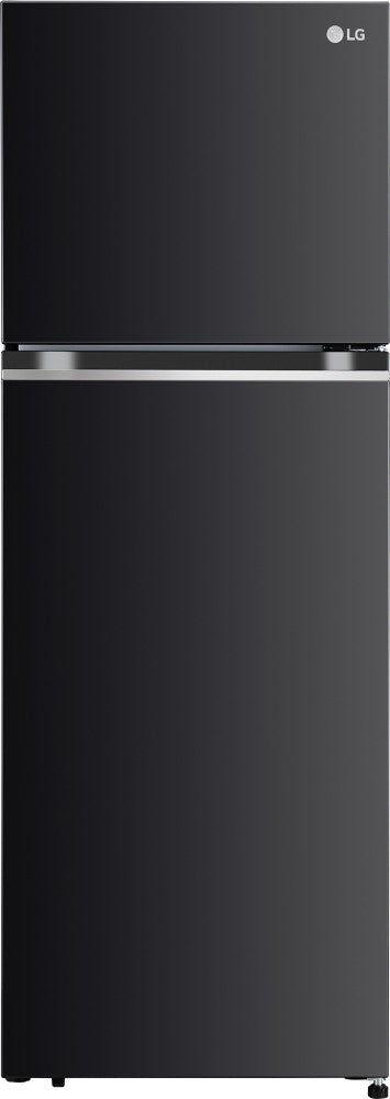 LG 343 L Frost Free Double Door 2 Star Refrigerator  with Door Cooling+, Inverter Compressor, Express Freeze & Multi Air Flow - Ebony Sheen, GL-D382SESY