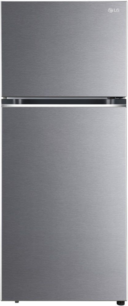 LG 398 L Frost Free Double Door 2 Star Refrigerator  with Smart Inverter Compressor, Express Freeze & Multi Air Flow - DAZZLE STEEL, GL-N422SDSY