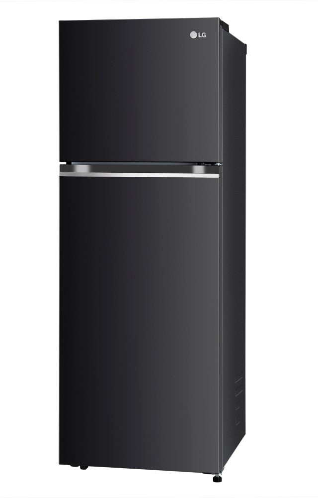 LG 343 L Frost Free Double Door 2 Star Refrigerator  with Door Cooling+, Inverter Compressor, Express Freeze & Multi Air Flow - Ebony Sheen, GL-D382SESY