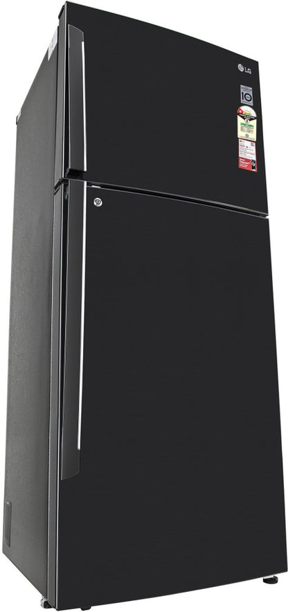 LG 412 L Frost Free Double Door 1 Star Convertible Refrigerator  with Door Cooling+, Inverter Compressor, Express Freeze & Multi Air Flow - Ebony Sheen, GL-T432AESR