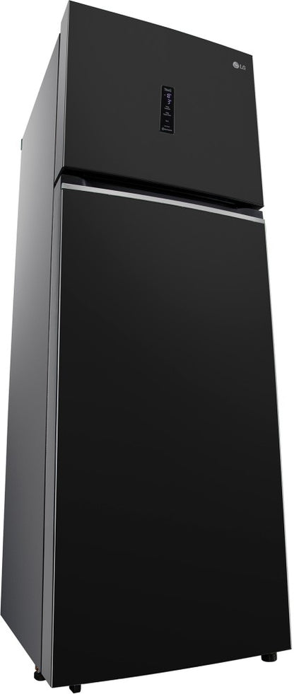 LG 343 L Frost Free Double Door 3 Star Refrigerator - Ebony Sheen, GL-T382TESX