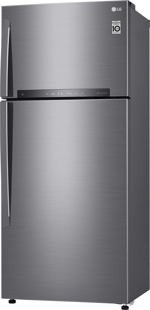 LG 506 L Frost Free Double Door 1 Star Refrigerator - Platinum Silver 3, GN-H702HLHM