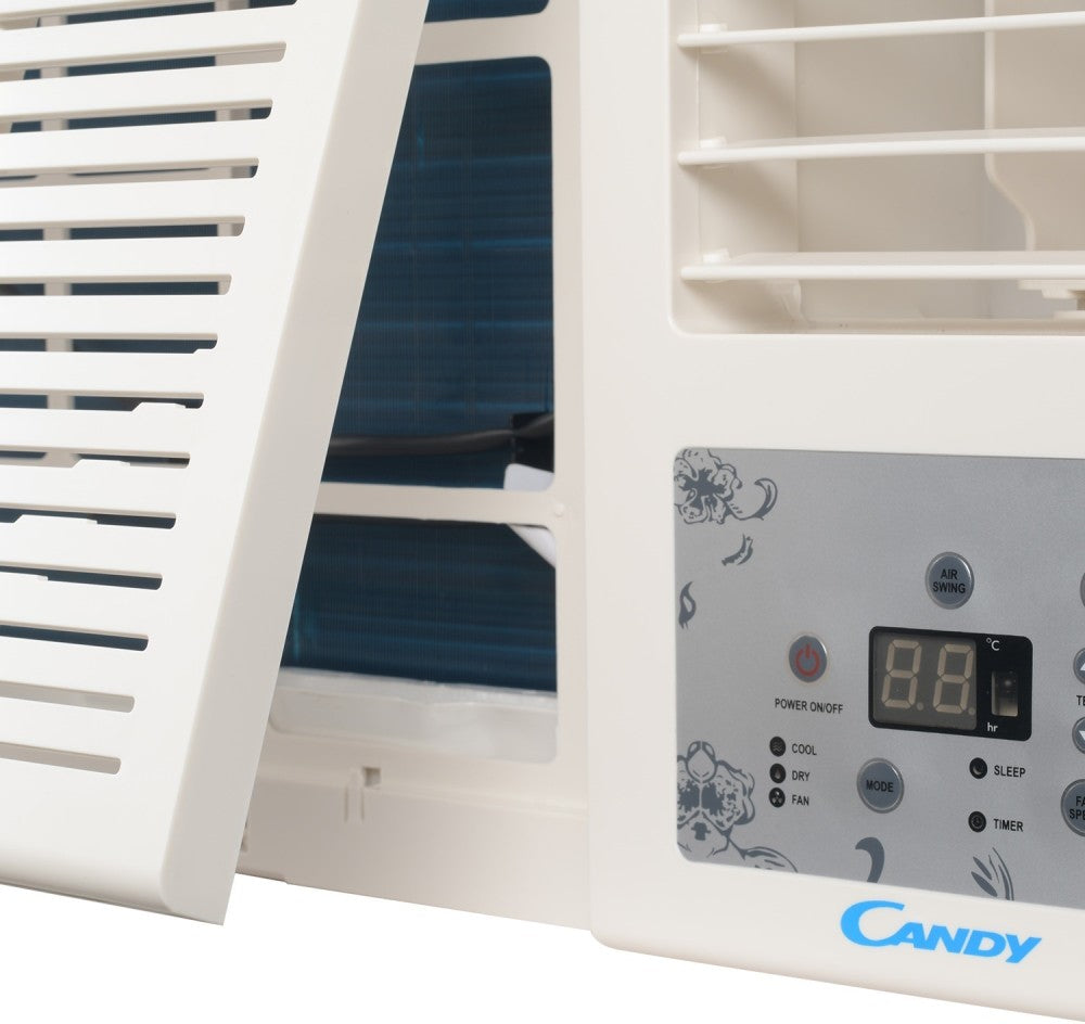 CANDY 1.5 Ton 5 Star Window Inverter AC  - White - WAC 185C IOW-INV/WAC 185C IOW-INV/, Copper Condenser