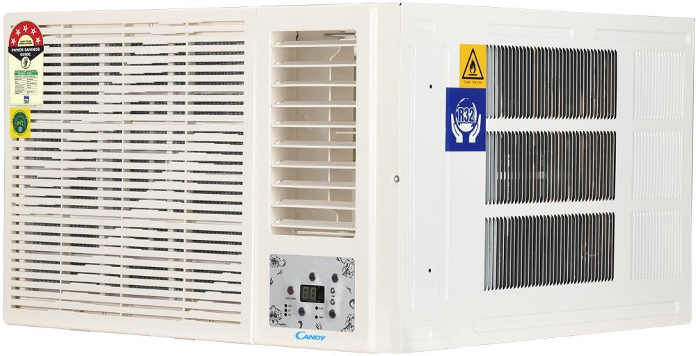 CANDY 1.5 Ton 5 Star Window Inverter AC  - White - WAC 185C IOW-INV/WAC 185C IOW-INV/, Copper Condenser