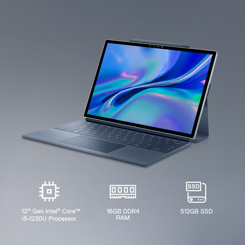 DELL XPS Core i5 12वीं पीढ़ी - (16 जीबी/512 जीबी एसएसडी/विंडोज 11 होम) एक्सपीएस 9315 पतला और हल्का लैपटॉप - 13 इंच, आसमानी, 0.736 किलोग्राम, एमएस ऑफिस के साथ