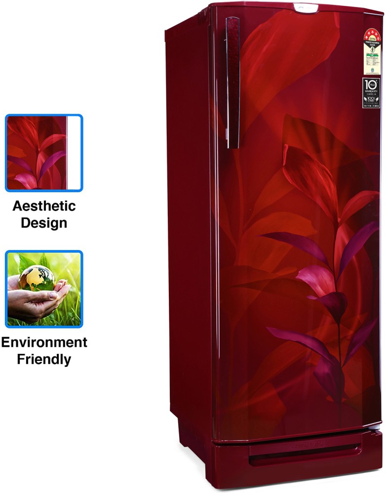 Godrej 234 L Direct Cool Single Door 5 Star Refrigerator - Marine Wine, RD EDGEPRO 255E TAI MN WN