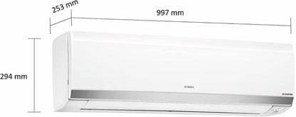 Hitachi 1.5 Ton 5 Star Split Inverter AC  - White - RSOS518HEEA, Copper Condenser