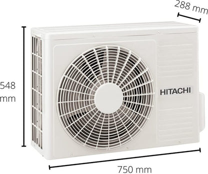 Hitachi 1.5 Ton 5 Star Split Inverter AC  - White - RSOS518HEEA, Copper Condenser