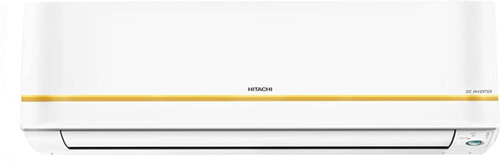 हिताची 1 टन 4 स्टार स्प्लिट इन्वर्टर एसी - सफेद - RSPG512HEXA, कॉपर कंडेनसर