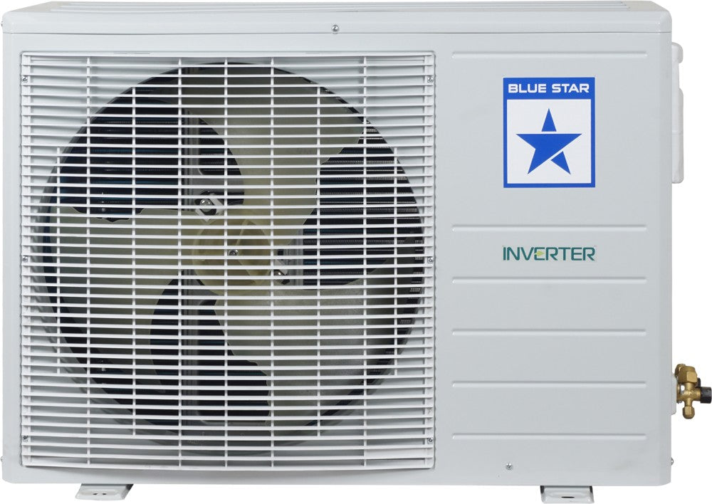 Blue Star 1.5 Ton 5 Star Split Inverter AC  - White - IA518VNU, Copper Condenser