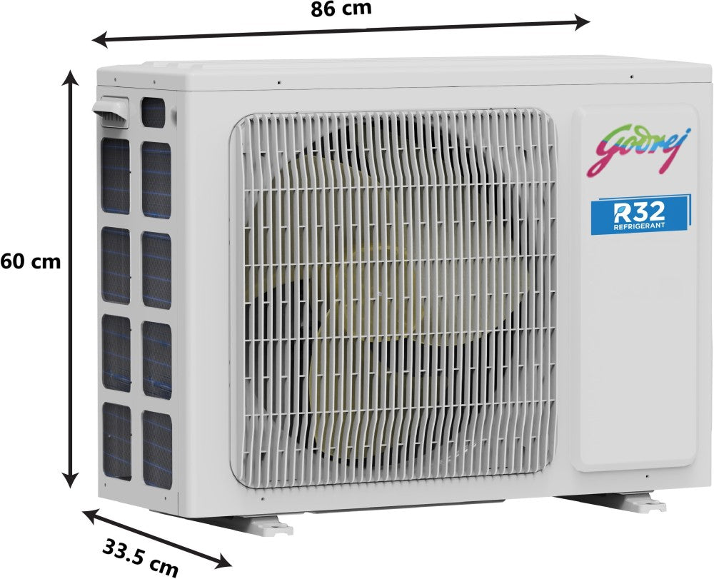 Godrej 4-Way Air Swing 1.5 Ton 3 Star Split with Anti-Dust Filter AC  - White - SFC 18PTC3-WWP, Copper Condenser