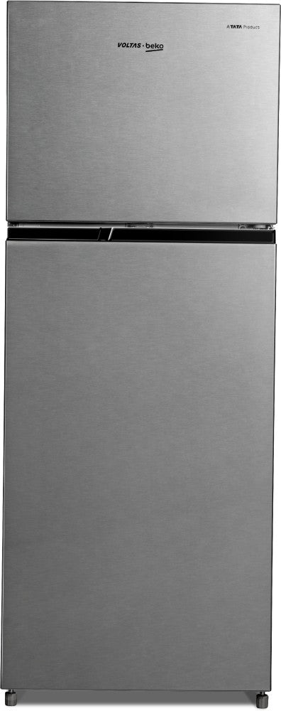 Voltas Beko 248 L Frost Free Double Door 2 Star Refrigerator - Brushed Silver, RFF285D / W0XIR0I0000GO