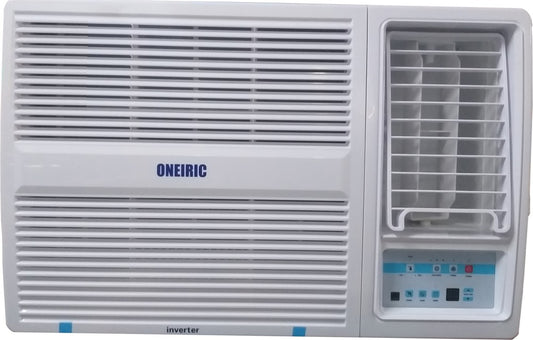 ONEIRIC 1.5 Ton 5 Star Window Inverter AC  - White - ONCI185WA2, Copper Condenser