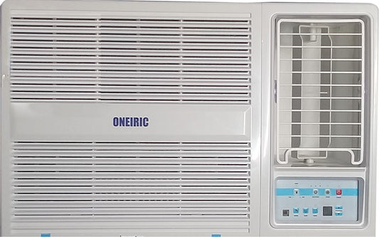ONEIRIC 1.5 Ton 3 Star Window Inverter AC  - White - ONCW183A2, Copper Condenser