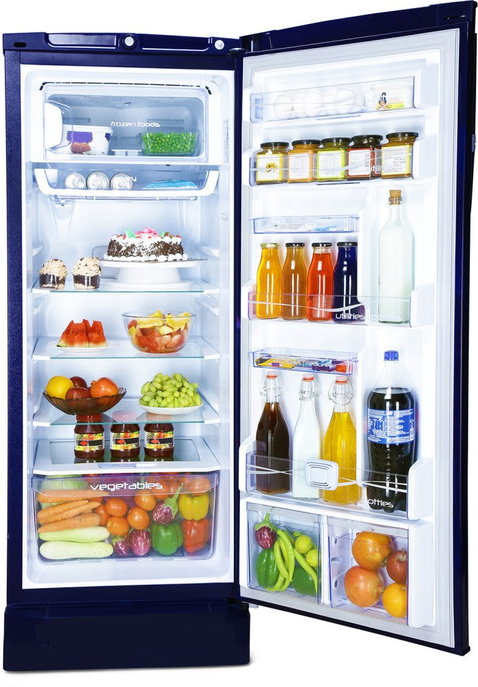 Godrej 234 L Direct Cool Single Door 5 Star Refrigerator - Marine Blue, RD EDGEPRO 255E TAI MN BL