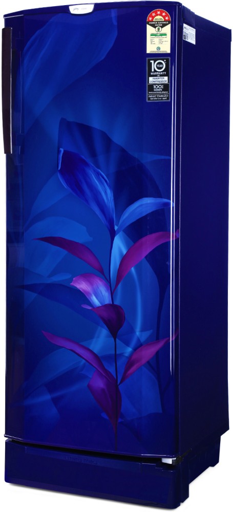 Godrej 234 L Direct Cool Single Door 5 Star Refrigerator - Marine Blue, RD EDGEPRO 255E TAI MN BL