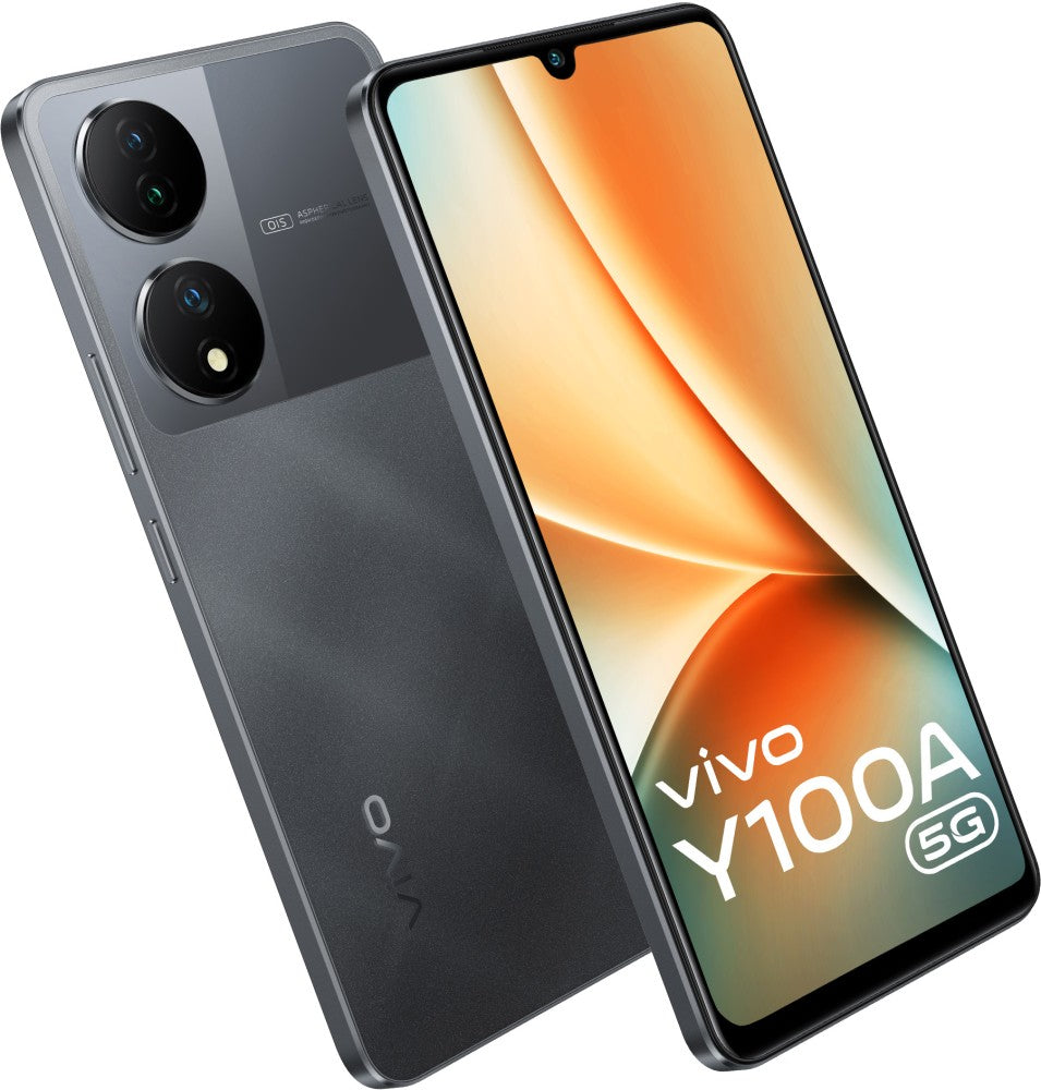 vivo Y100A (Metal Black, 256 GB) - 8 GB RAM