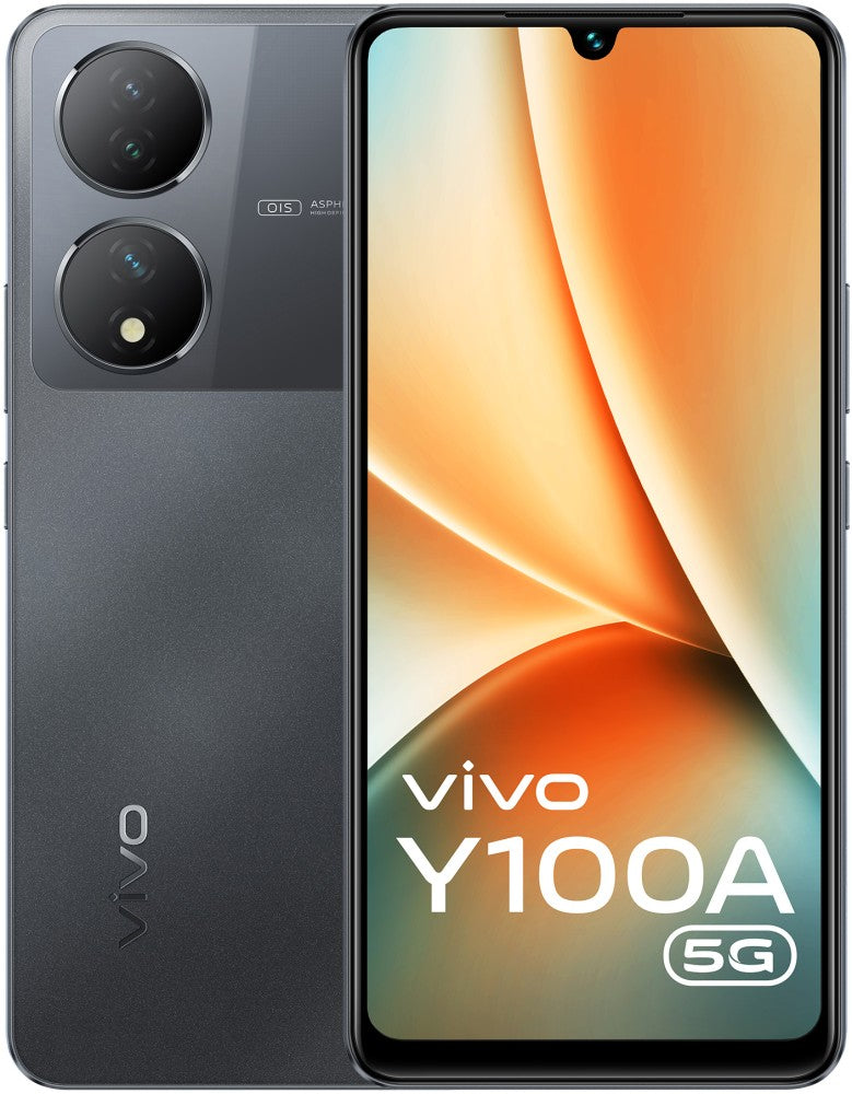 vivo Y100A (Metal Black, 256 GB) - 8 GB RAM