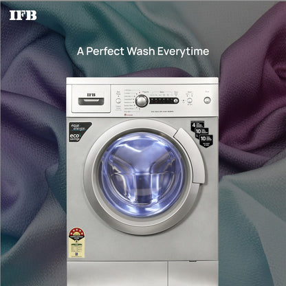 IFB 6 kg Steam Wash, Hard Water Wash, Active Color Protection 4 years Comprehensive Warranty Fully Automatic Front Load Washing Machine Silver - DIVA AQUA SXS 6008