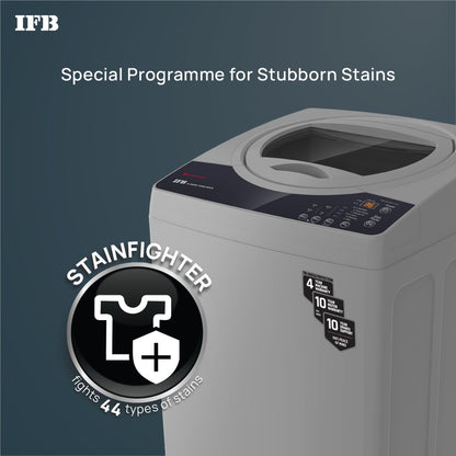 IFB 7 kg Fully Automatic Top Load Washing Machine with In-built Heater Black, Grey - TL - REGS 7 Kg Aqua