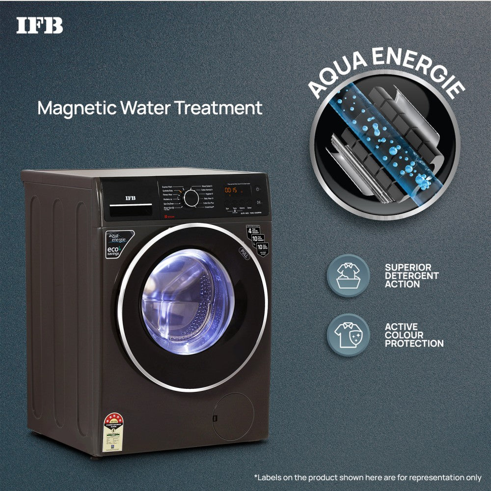 IFB 7 kg Fully Automatic Front Load Washing Machine with In-built Heater Brown - ELITE MXS 7012